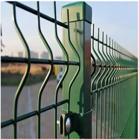 Panel de Valla de Acero Soldado Curvo 3D, Color RAL Personalizado, Recubrimiento en Polvo Resistente a la Oxidación, 1.8m 2.0m, Seguridad para Jardín, Anti-Escalada