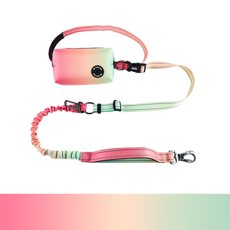 Pink-green gradient, explosion proof, shock absorbing, leash com