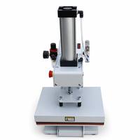 Machine de presse à chaud pneumatique personnalisée pour l'impression de logos par sublimation en gros pour l'impression d'étiquettes sur T-shirts