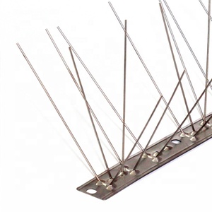 Dissuasion des oiseaux 201 304 316 SS Base en métal en acier inoxydable et pointes Anti petits oiseaux Pigeons pointes - Product Image 2