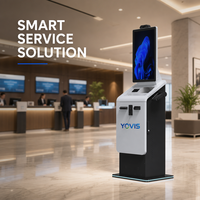 Système de kiosque en libre-service avec écran tactile, scanner de paiement, conception multi-modules configurable, SDK activé, compatible avec les systèmes d'exploitation Windows/Android/Linux