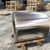 Papier d'aluminium 8011 à bas prix pour la crème glacée, rouleau géant de papier d'aluminium argenté, 300 kg par rouleau