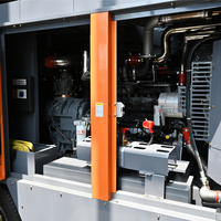 Composants lubrifiés de compresseur d'air diesel industriel 153SCYT-15-18 153KW pour des projets de construction et d'échantillonnage de noyau