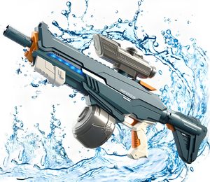 2-in-1 Elektrische Wasserpistole Leistungsstarke Automatische Wasserspritzpistole 1800cc mit Leuchtspielzeug bis zu 12 Meter Reichweite Outdoor-Spielzeug - Product Image 2