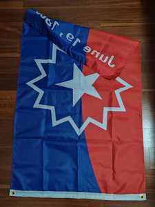 Giá rẻ in kỹ thuật số tùy chỉnh in của riêng bạn hai mặt hai bên biểu ngữ cờ với hai Đồng grommets - Product Image 4