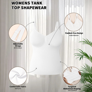 Veste gainante <span class=keywords><strong>corset</strong></span> sans couture en nylon fin pour femme <span class=keywords><strong>grande</strong></span> <span class=keywords><strong>taille</strong></span>, style européen et américain, col en V, effet ventre plat, pour le commerce transfrontalier - Product Image 3