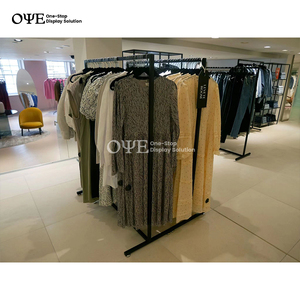 Estante de pared personalizado para <span class=keywords><strong>ropa</strong></span> de Boutique, estantería de anidación para mesa, exhibición de <span class=keywords><strong>ropa</strong></span>, muebles de <span class=keywords><strong>tienda</strong></span> de <span class=keywords><strong>ropa</strong></span> - Product Image 6
