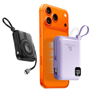 <span class=keywords><strong>Batterie</strong></span> <span class=keywords><strong>externe</strong></span> ultra-mince portable en gros, capacité 10000 mAh, chargeur sans fil 3-en-1, pack de batteries externes au lithium-ion - Product Image 1
