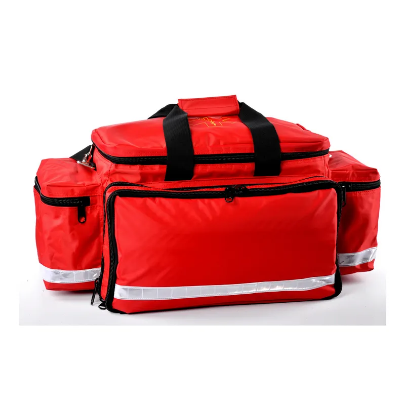 Red Customizable Logo Emergency Survival Kit And Resuscitation Medical First Aid Kit First Response For Use In Ambulances
