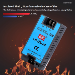 Alimentation électrique MiWi LP-25-5 Rail DIN 220v AC <span class=keywords><strong>12v</strong></span> DC Affichage <span class=keywords><strong>25w</strong></span> - Product Image 3