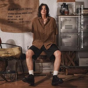 <span class=keywords><strong>Camicia</strong></span> da <span class=keywords><strong>uomo</strong></span> da <span class=keywords><strong>uomo</strong></span> casual da <span class=keywords><strong>uomo</strong></span> a manica corta bianca estiva 100% maglia in poliestere - Product Image 2