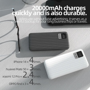 แบตเตอรี่สำรองพกพาแบบชาร์จเร็ว 22.5W ขายส่ง ที่ชาร์จมือถือ พาวเวอร์แบงค์แบบกำหนดเอง ความจุ 10000mah OEM PD พาวเวอร์แบงค์ 20000mAh - Product Image 5