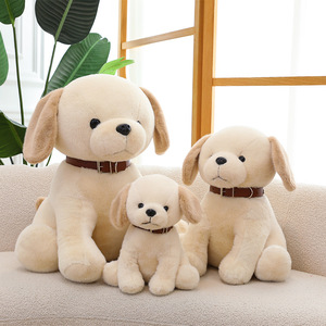 ตุ๊กตาลาบราดอร์ขนนุ่มแบบใหม่ ของเล่นปลอบใจเด็ก ของขวัญวันเกิดสำหรับเด็กผู้หญิง ตุ๊กตาสุนัข หมอนอิง - Product Image 6