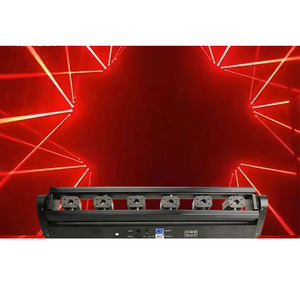Équipement d'éclairage pour DJ DMX 512 prêt pour KTV à 6 yeux Projecteur à faisceau laser rouge et disco à LED activé par la musique pour spectacles de lumière disco - Product Image 5