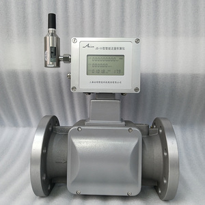 24VDC + 3.6V tipe turbin flens baterai pengukur aliran Gas meteran aliran Gas alami ultrasonik efisiensi tinggi LCD OEM dapat disesuaikan - Product Image 5