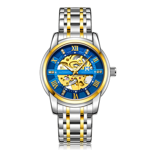 AOKULASIC 5066 di Marca di Lusso Orologi da <span class=keywords><strong>Uomo</strong></span> Impermeabile Automatico Self Vento vigilanza di Affari <span class=keywords><strong>Orologio</strong></span> Hollow <span class=keywords><strong>Orologio</strong></span> Meccanico In Acciaio Inox - Product Image 1