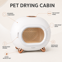 Armoire de séchage automatique pour animaux de compagnie, chauffe rapide en 30 secondes, pour le toilettage des chats et des chiens à la maison