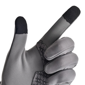 Riding <b>Gloves</b> <b>Touchscreen</b> Waterproof Breathable Long <b>Glove</b> Unisex Outdoor Cycling Gray Black Pink - Product Image 2