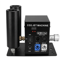 Machine à jet de CO2 à double tête, contrôle électronique DMX, pulvérisateur d'effets spéciaux pour scène en métal, AC 110V-220V