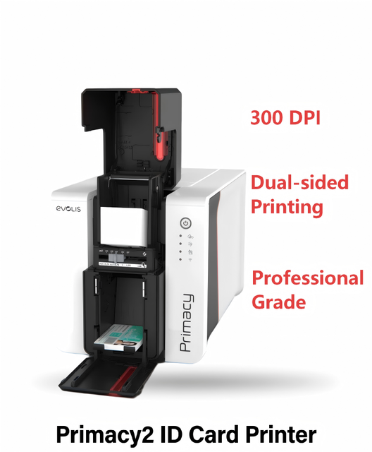 Original Evolis Zenius Primacy2 Professional ID Card Printing Solution for Banking Finance and Government Security Projects