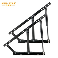 Mécanisme de levage de lit WINSTAR Systèmes de lit escamotable Charnières de rangement pour canapé Élévateur pneumatique pour meubles et lits