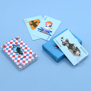 <span class=keywords><strong>Jeu</strong></span> de cartes à motifs à carreaux, style anime, thème contes de fées, cartes de divertissement classiques pour jeux de société - Product Image 1