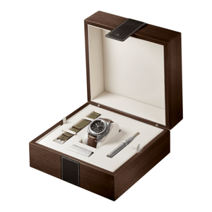 Montre mécanique automatique pour homme avec petit cadran des secondes, lunette cannelée, verre saphir, bracelet en cuir, style vintage - Product Image 4