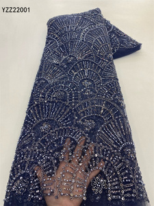 Chất Lượng Cao Đính Cườm Ren Thêu Vải Tuyn Ren Vải Phi Guipure <span class=keywords><strong>Sequin</strong></span> Ren Vải Cho Ăn Mặc - Product Image 3