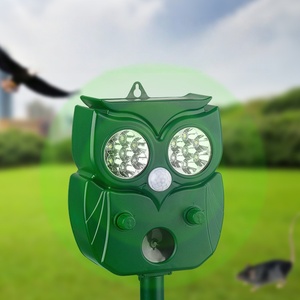 Lot de 4 répulsifs à ultrasons pour animaux, répulsif pour cerfs d'extérieur, dispositifs solaires de dissuasion pour animaux - Product Image 2