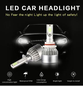 H1ให้แสงสว่าง LED สำหรับรถยนต์ไฟหน้า LED สำหรับรถยนต์9006ชิป CANbus C6 9005 H3 H4 - Product Image 5