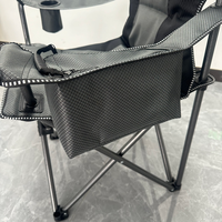 Chaise de camping pliante style Quad / X-frame avec accoudoirs et porte-gobelets, idéale pour la plage et les voyages – Offre spéciale fabricant