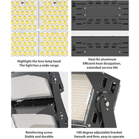 Projecteur de stade en gros, lampes LED d'extérieur 500W, 1000W, 1500W, 2000W