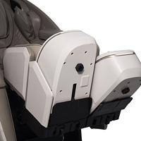 Masajeador de pantorrillas con control remoto, rodillos 3D duales, silla de masaje de cuerpo completo con gravedad cero, asequible