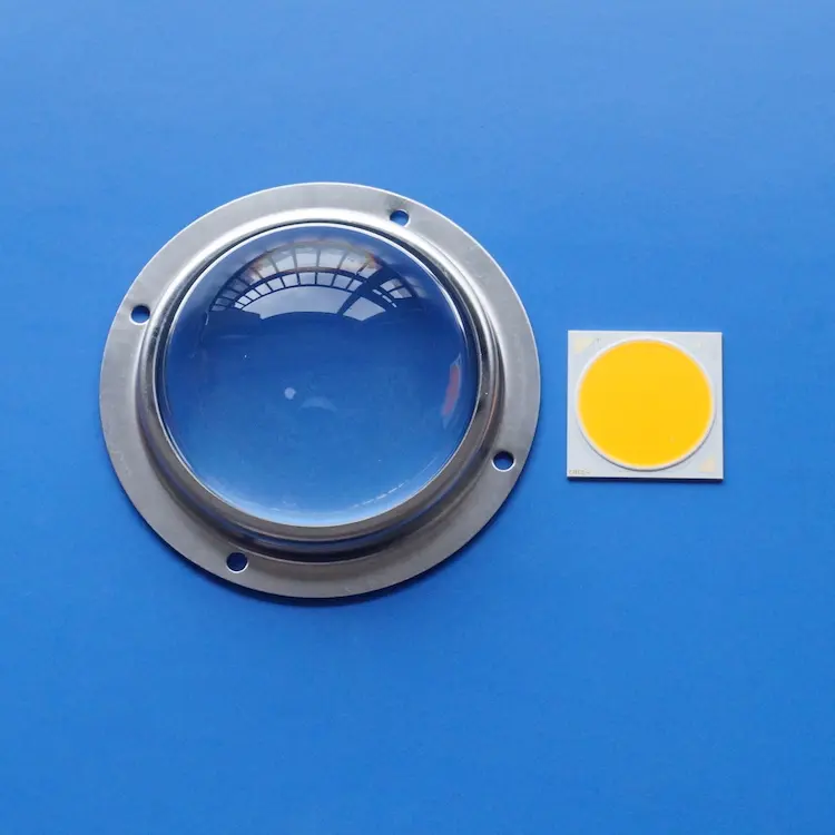 HB78-120 78 millimetri diametro 120 gradi obiettivo di Vetro per CXB3590 COB LED