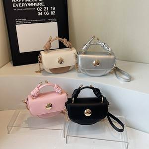 IStapromo Gifts Nouvelle Collection Printemps 2026 Sac pour femme, sacoche bandoulière mini à chaîne, couleur unie, texture simple - Product Image 1