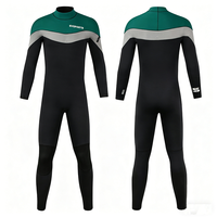 Combinaison de surf intégrale pour homme, couleur personnalisée, respirante, avec fermeture éclair sur la poitrine, manches longues, super extensible, thermique, coutures invisibles
