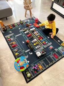 Alfombra moderna antideslizante con reducción <span class=keywords><strong>de</strong></span> ruido, alfombrilla <span class=keywords><strong>de</strong></span> juego para niños, sala <span class=keywords><strong>de</strong></span> estar, poliéster - Product Image 5