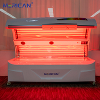 Système de lit de luminothérapie rouge modulaire commercial pour applications de photothérapie LED ciblées sur tout le corps