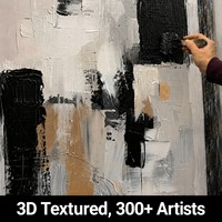 Grande toile abstraite beige contemporaine peinte à la main avec cadre pour décoration de salon, directement de l'usine