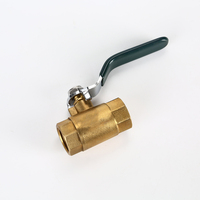 Robinet à bille en laiton 3/4 pouce à passage complet pour eau et gaz avec levier, certifié CE ISO, directement de l'usine