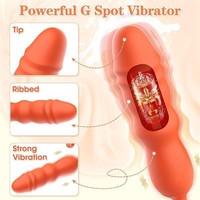 Vibrador Dildo Extensible y Retráctil, Masajeador y Estimulador Vaginal para Orgasmos, Juguetes Sexuales para Mujeres