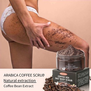 Exfoliante Corporal <span class=keywords><strong>de</strong></span> Café y <span class=keywords><strong>Sal</strong></span> Marina con Aroma a <span class=keywords><strong>Coco</strong></span> para Piel Mixta, Fabricación OEM para Comercio Exterior Transfronterizo - Product Image 2