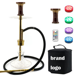 Shisha-Cachimba <span class=keywords><strong>de</strong></span> acero inoxidable con forma personalizada, nuevo diseño, alta gama, ruso, dorado, <span class=keywords><strong>2022</strong></span> - Product Image 2