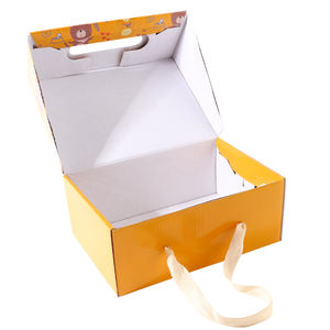 Ensemble de robes pour nouveau-nés personnalisées, boîte d'emballage pour vêtements de bébé recyclés, boîtes télescopiques, carton blanc, laminage mat, sous-vêtements, chaussettes - Product Image 6