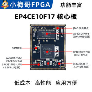 EP4CE10/E6 Altera FPGA SOM (Carte mère) avec trous cannelés, qualité industrielle, AC601 M609 - Product Image 2