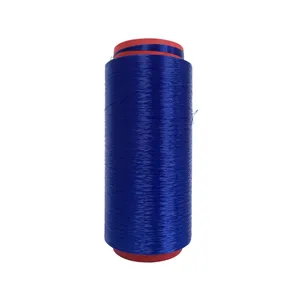 Price Industrial Fdy Filament 200-3000D Blue 100% Polyester Yarn For cable weaving rope luggage cloth