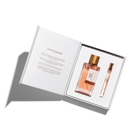 Coffret cadeau de parfum de luxe haut de gamme Papier de lin recyclé Science de la peau Eau De Parfum Boîtes de découverte de parfum Logo estampé