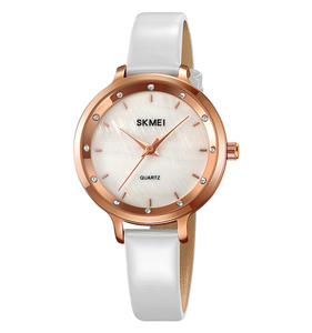 Montre à quartz pour femme SKMEI 2170, fabriquée en Chine, prix bas, bracelet en cuir, étanche 3ATM - Product Image 6