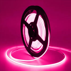 Bandes LED COB ultra-minces colorées de 2 mm, 2,7 mm, 4 mm pour la décoration intérieure, bleu/vert/rouge/rose/bleu glacé, haute densité, ruban LED uniforme - Product Image 4