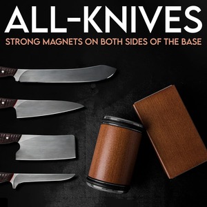 Affilacoltello per arrotolare da cucina ad angolo regolabile con cilindro in acciaio al tungsteno - Product Image 3